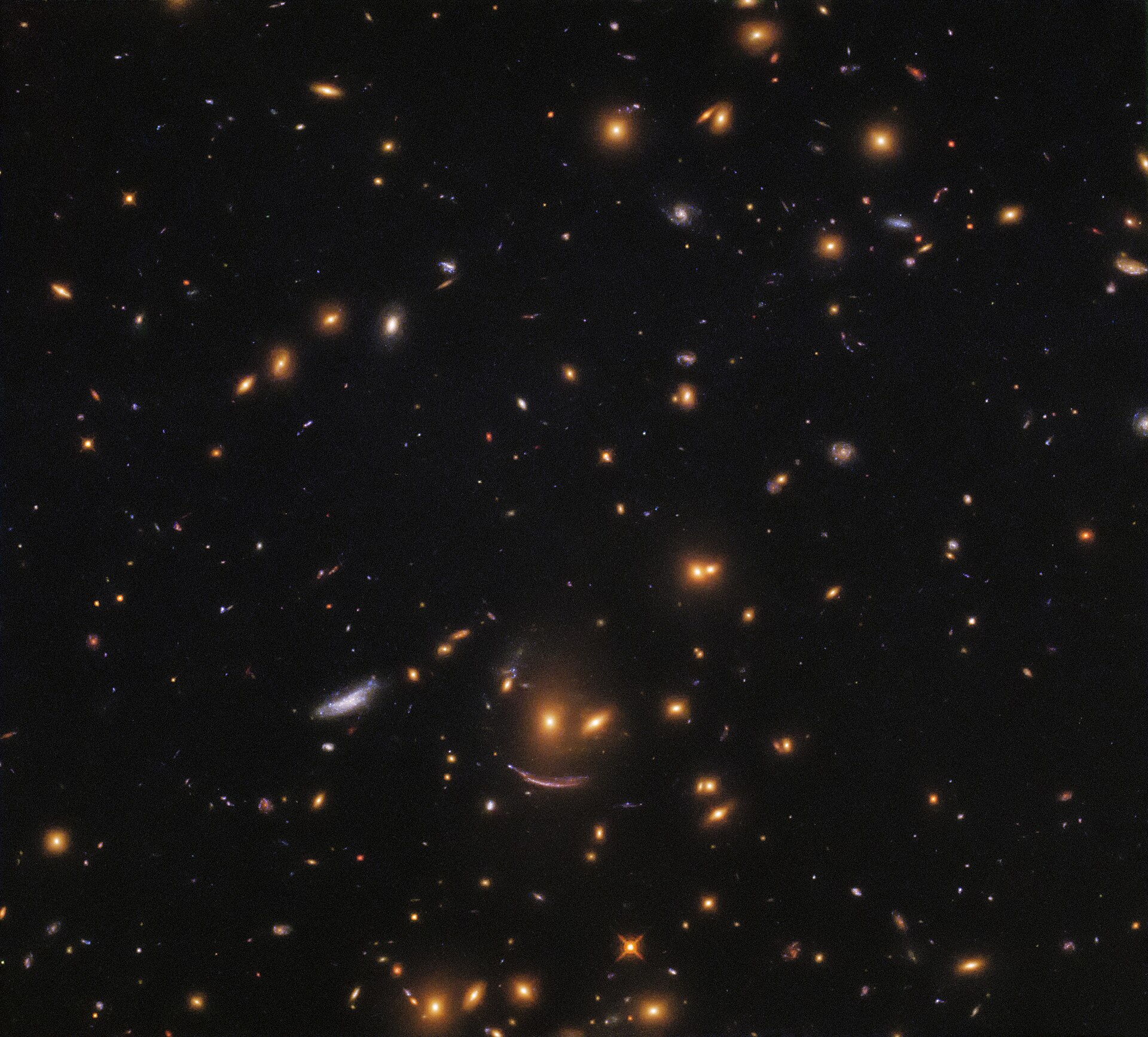 Twin night sky comparison poster